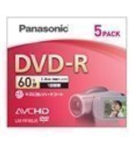 Amazon.co.jp: パナソニック DVD-Rディスク1~8X高速対応片面120
